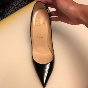 Christian louboutin black heels